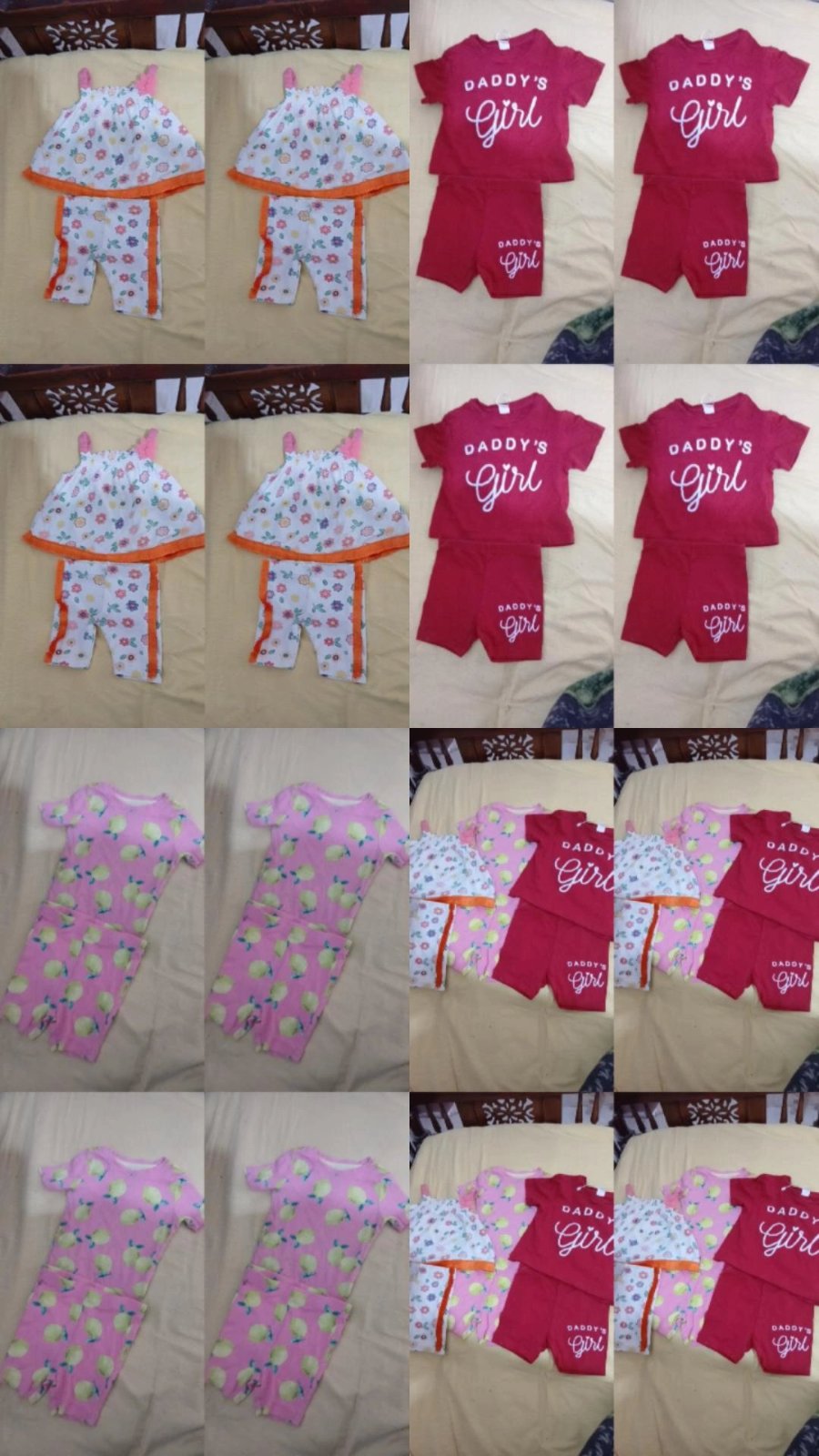 Lot 3 ensembles 6-12 mois
