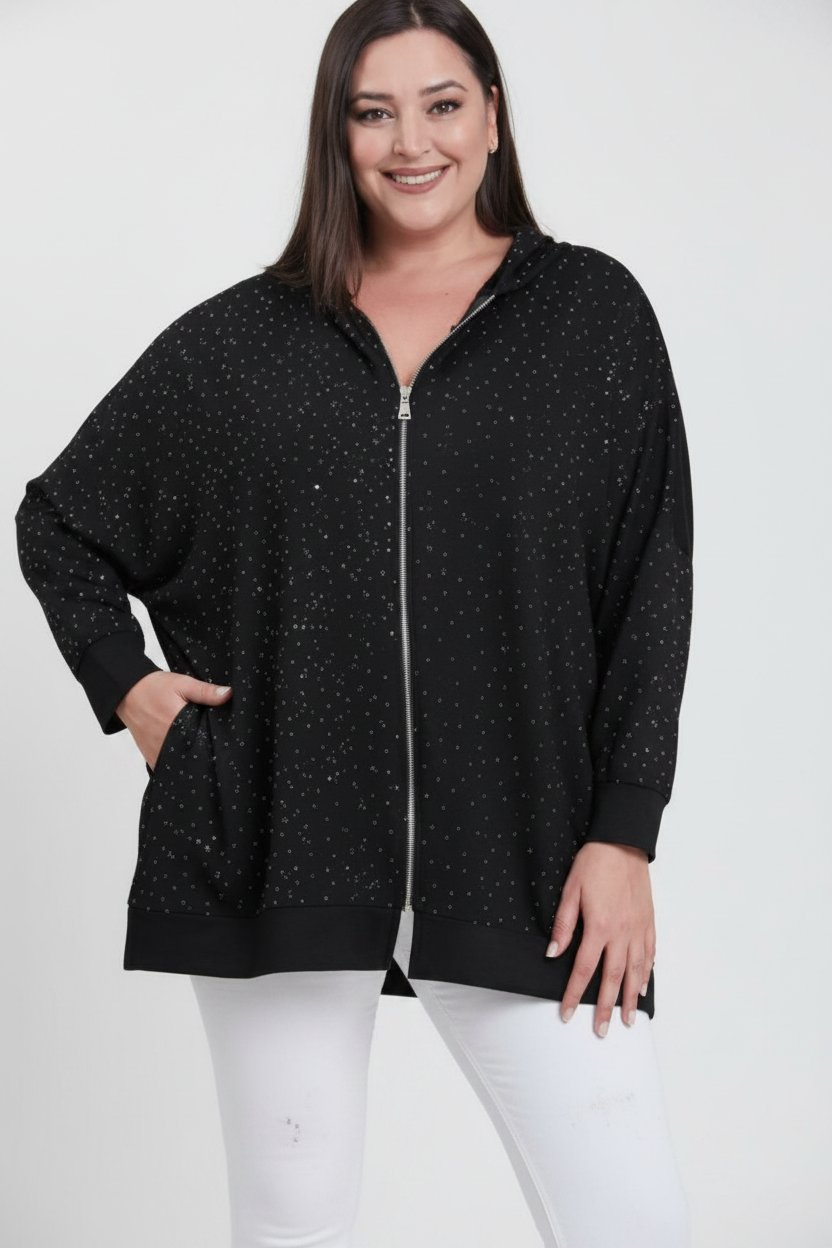 Gillet pailletté taille 44.46