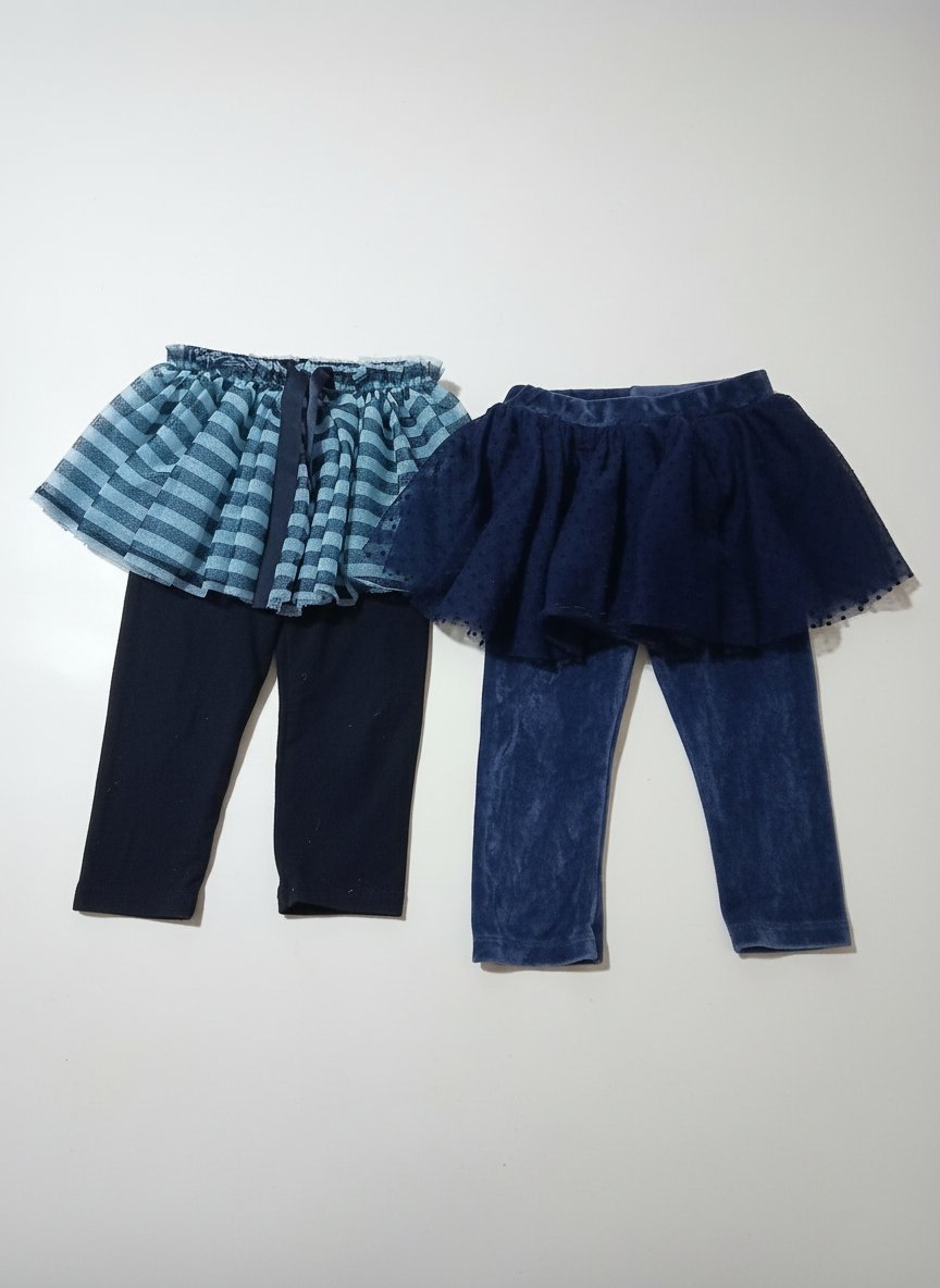 2 leggings avec jupe ylabes 12 loid