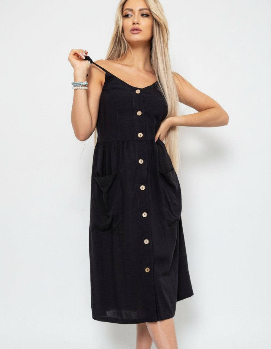 Robe coton noire taille 40.42 
