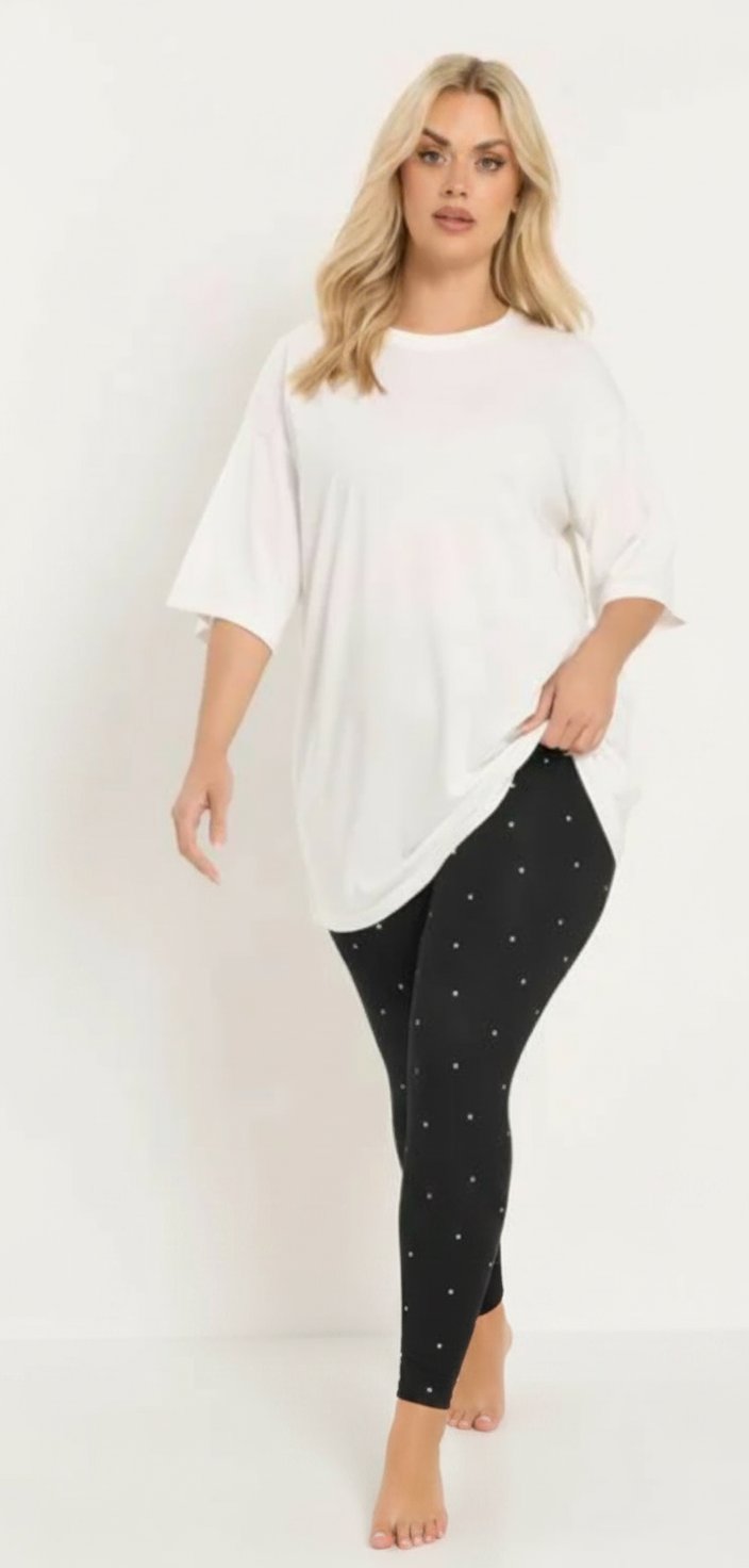 Legging avec strass taille XL