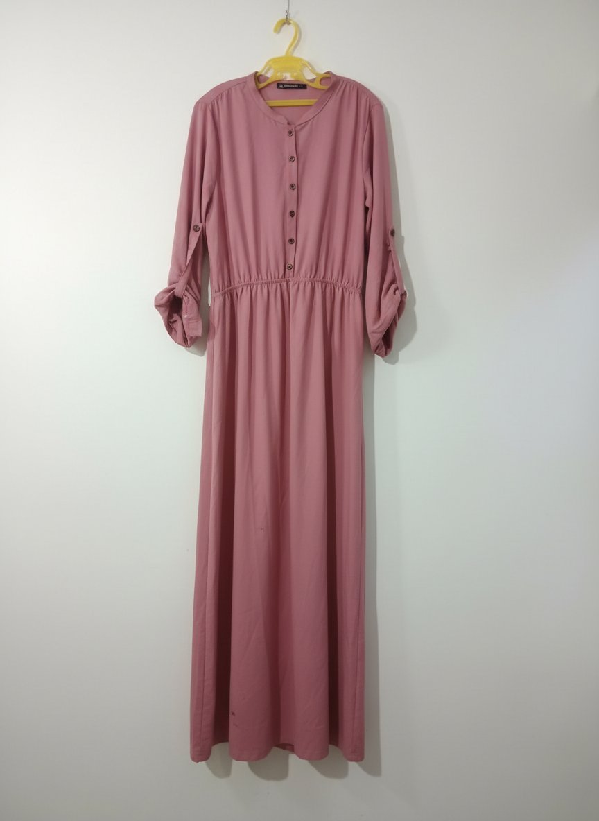 Robe sayafi rose boudré XXXL