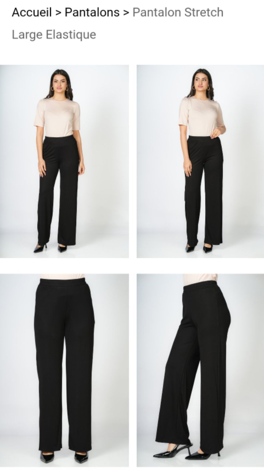 Pantalon pattes éléphant taille 46