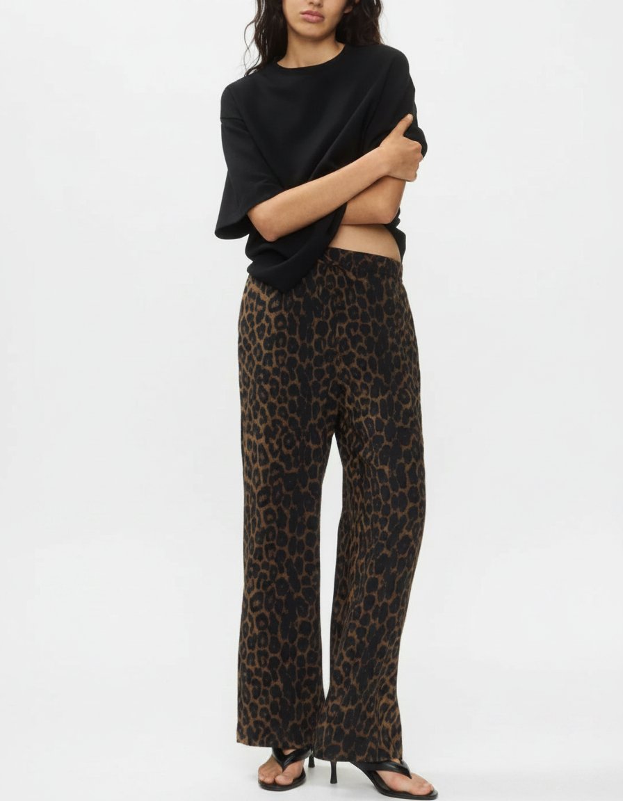 Pantalon large satiné taille 46.48 