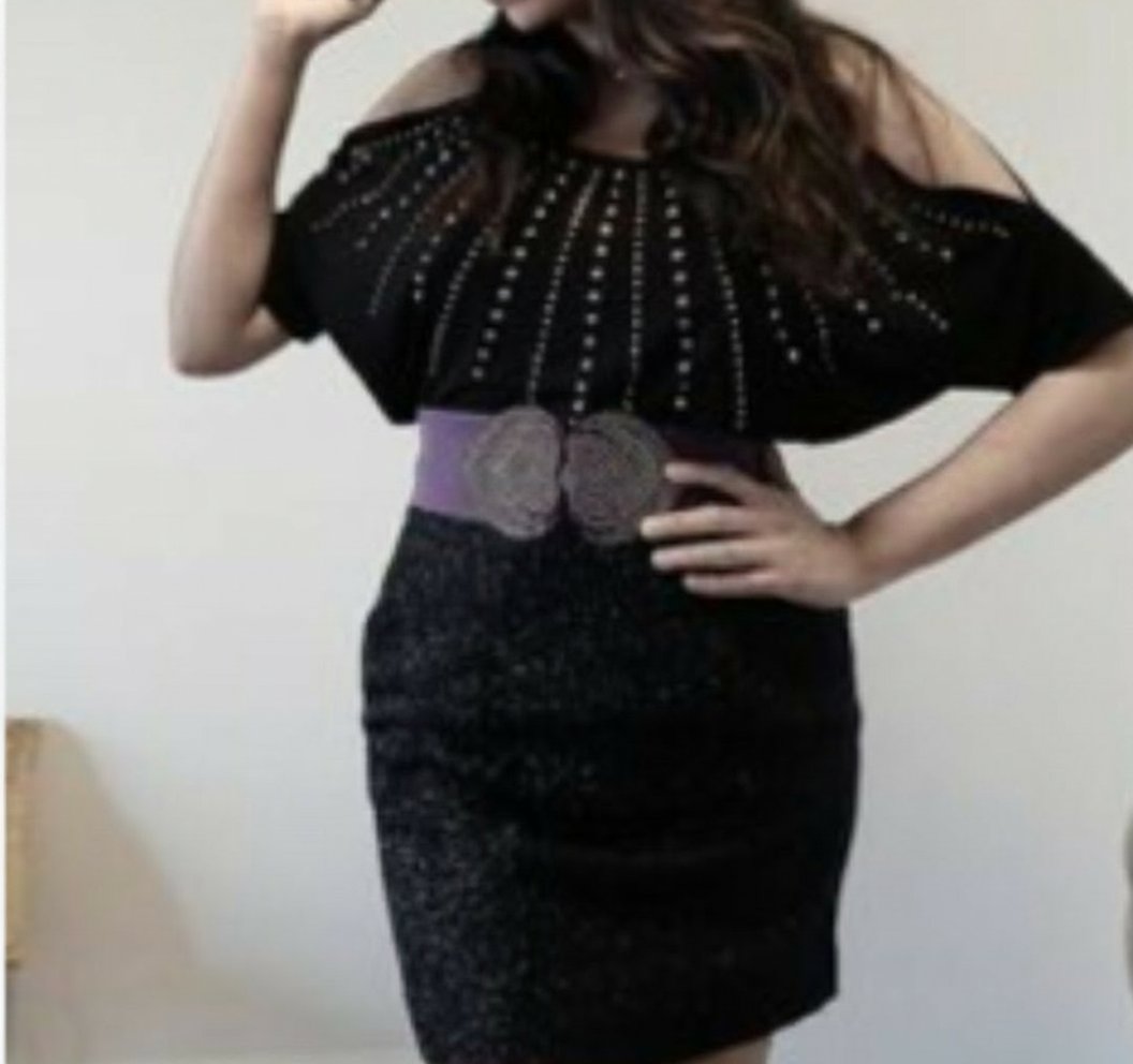 Pul noir strass doré ylabes 44.46 