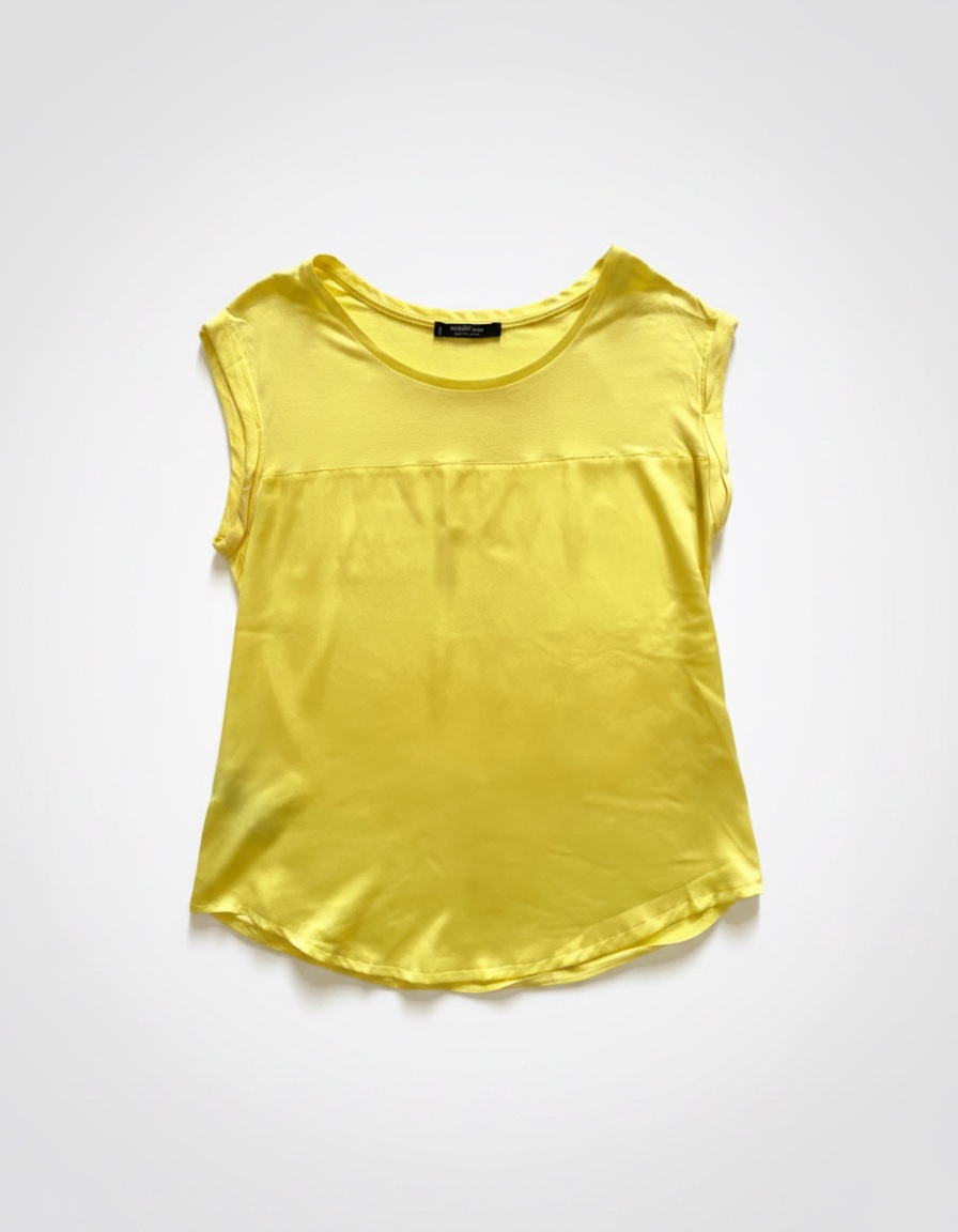 Haut  marque Mango couleur Jaune , taille M