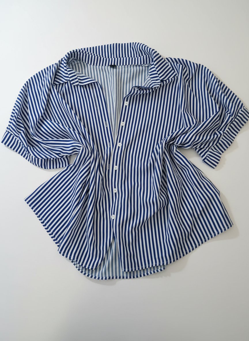 Élégante chemise blanche SHEIN en broderie anglaise avec détails ajourés et finitions en dentelle.