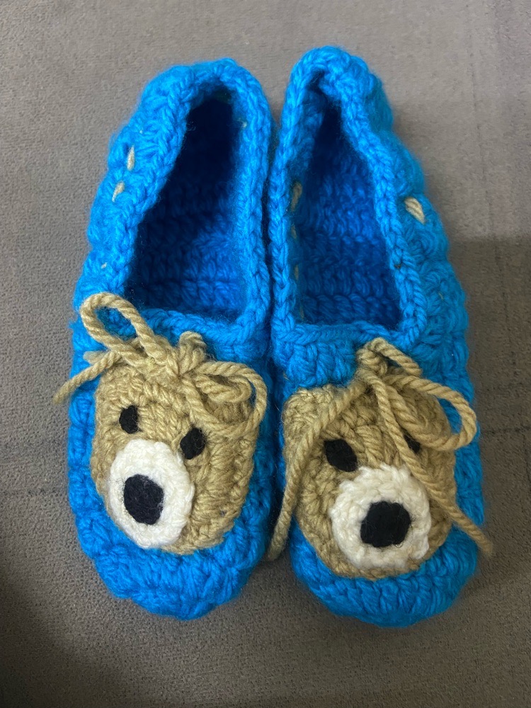 Chausson bleue 