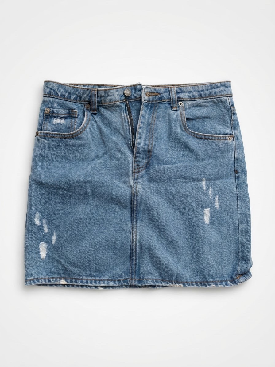 Jupe jean mini