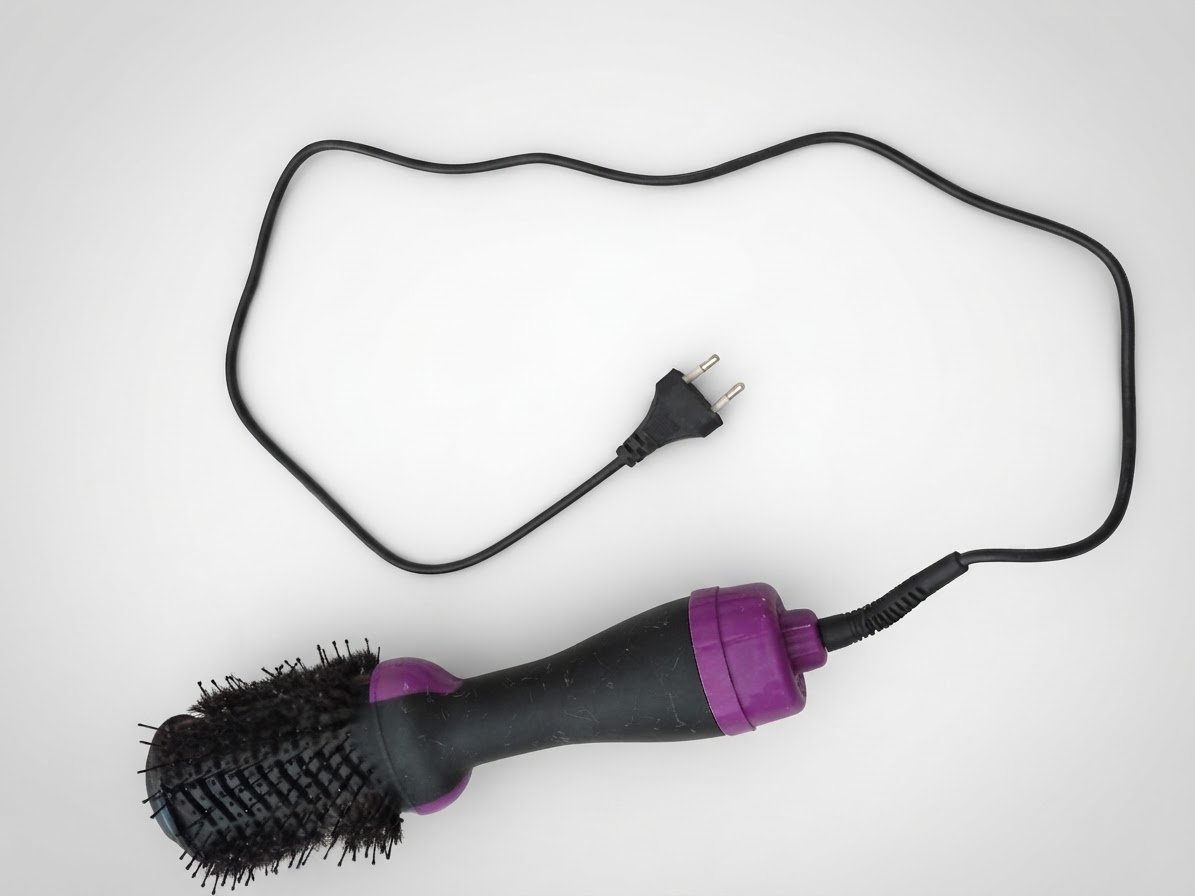 Brosse soufflante électrique pour cheveux