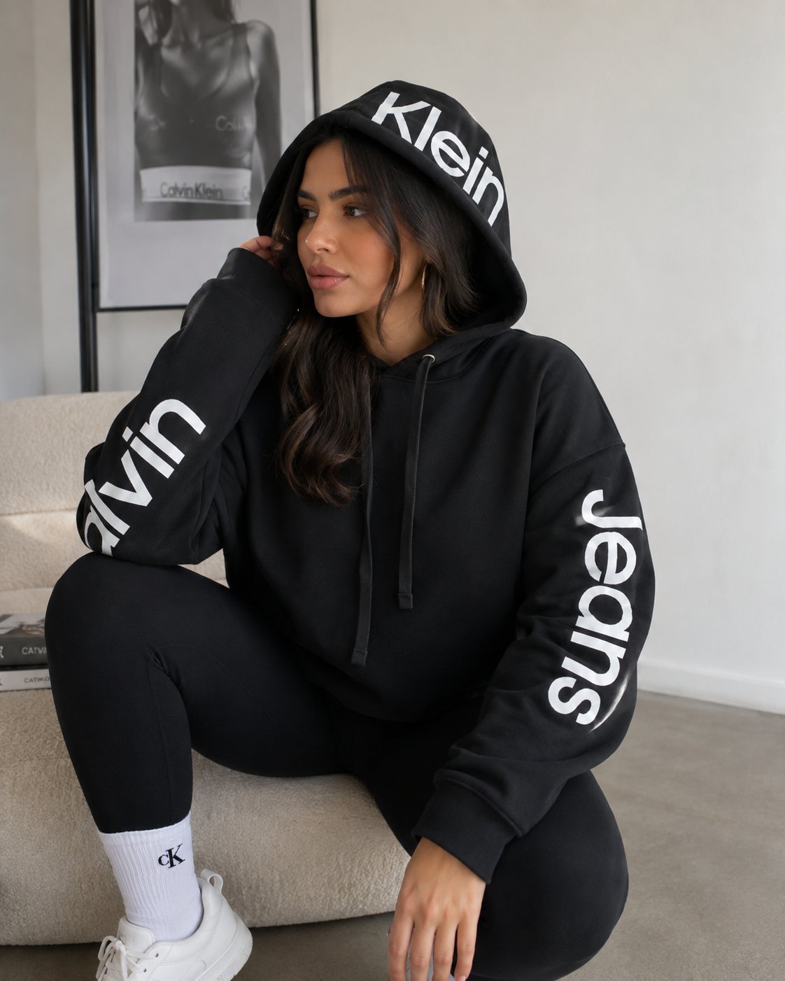 Sweatshirt à capuche Calvin Klein 