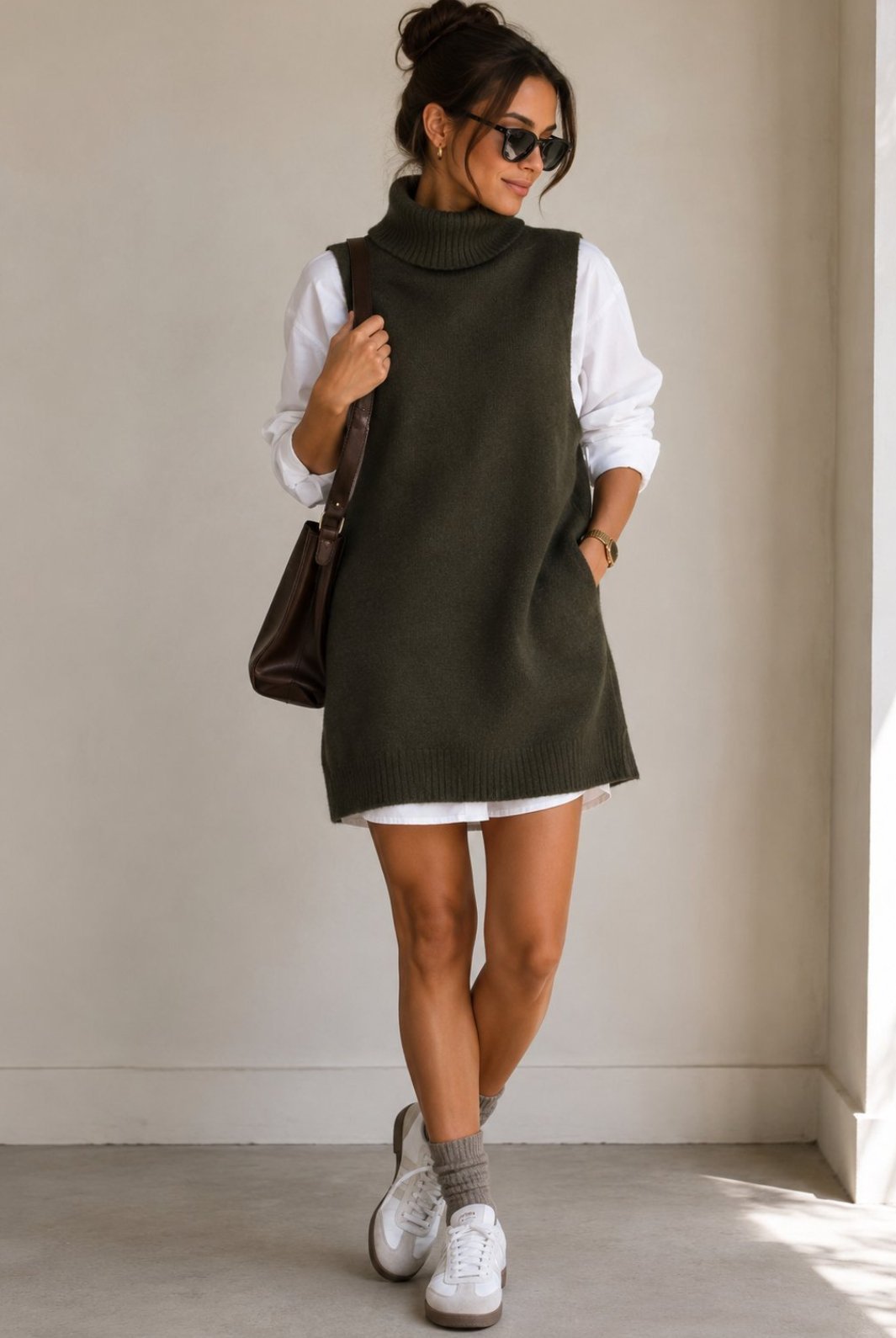 Long débardeur en mohair Cynthia Rowley