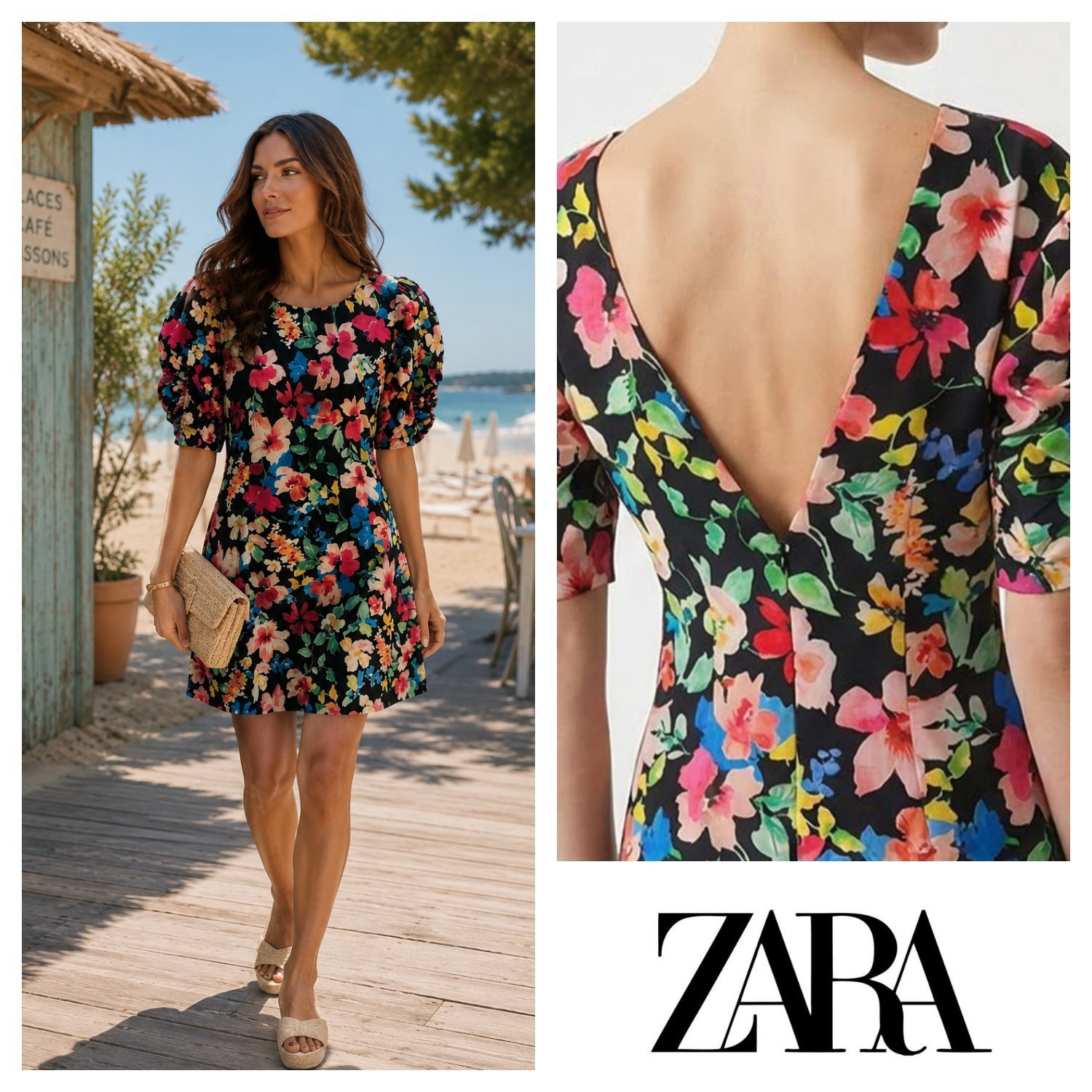 Zara fleurie 