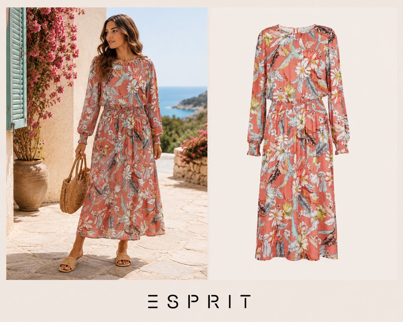 Robe fleurie Esprit 
