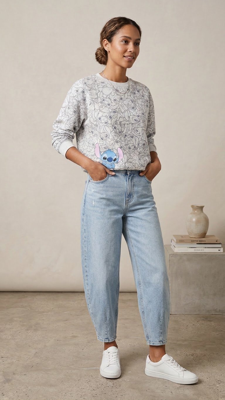 Sweat-shirt Stitch Disney 