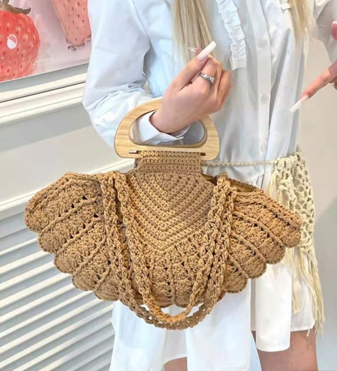 Sac en crochet très tendance 