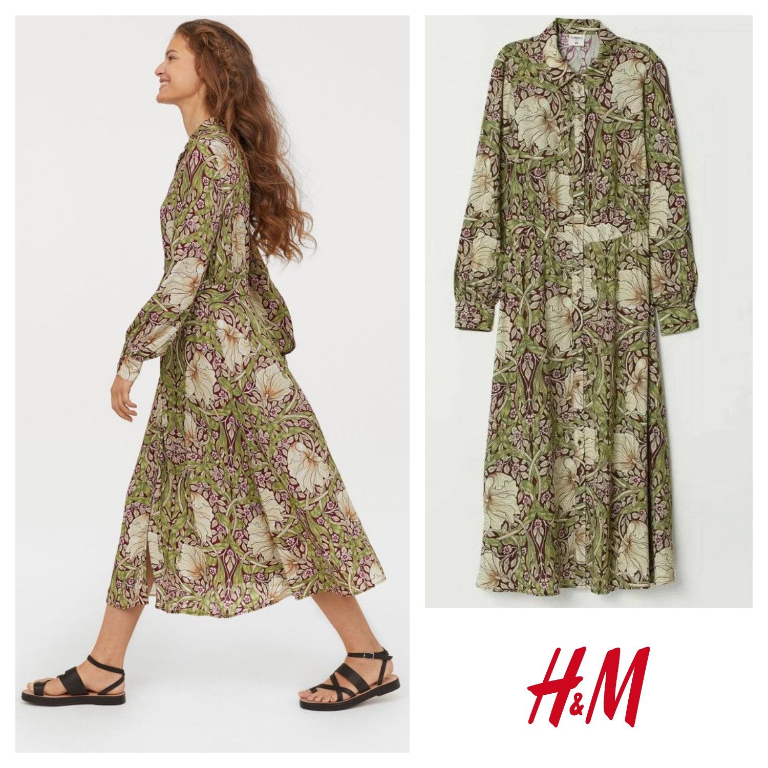 Robe fleurie H&M