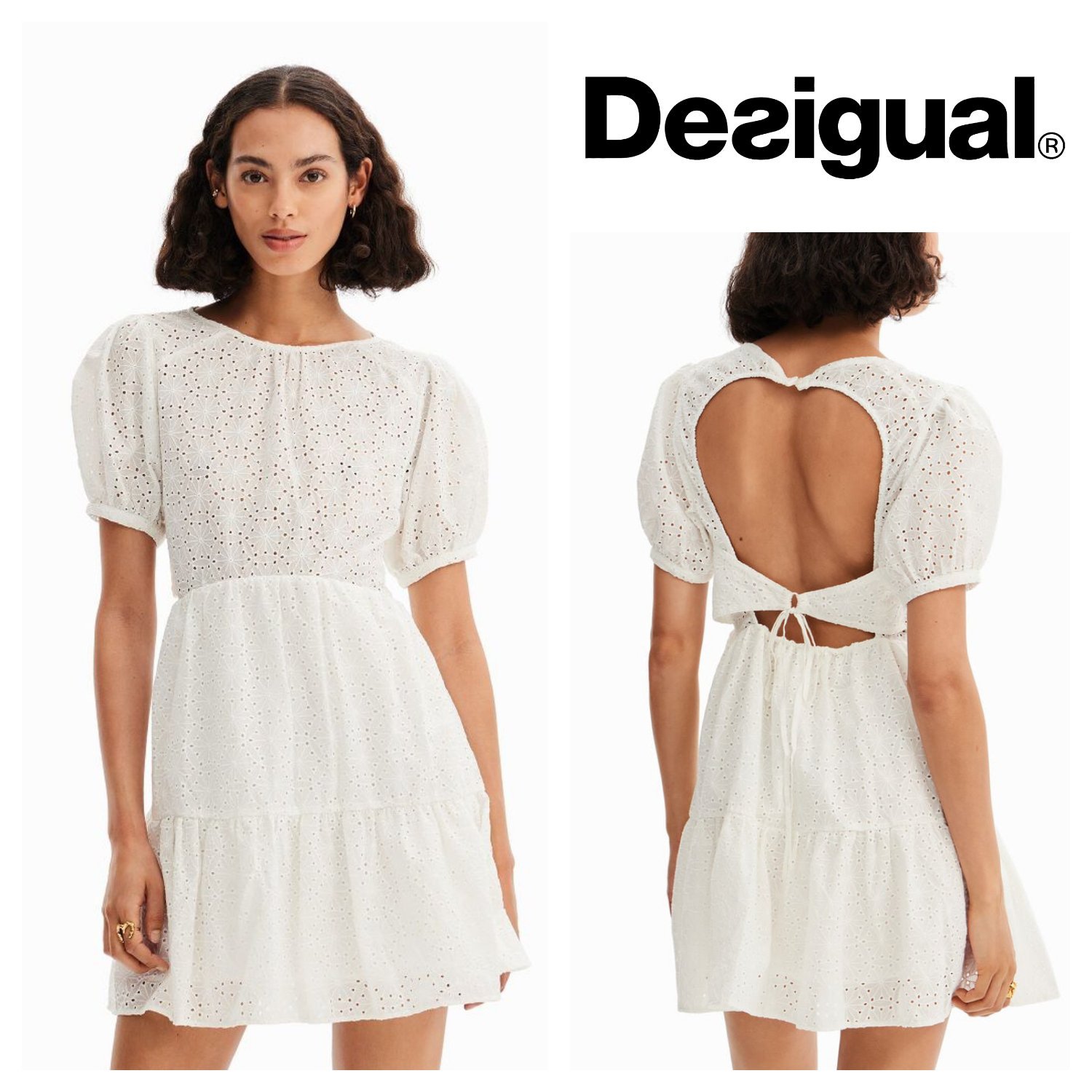 Robe Desigual en broderie anglaise 