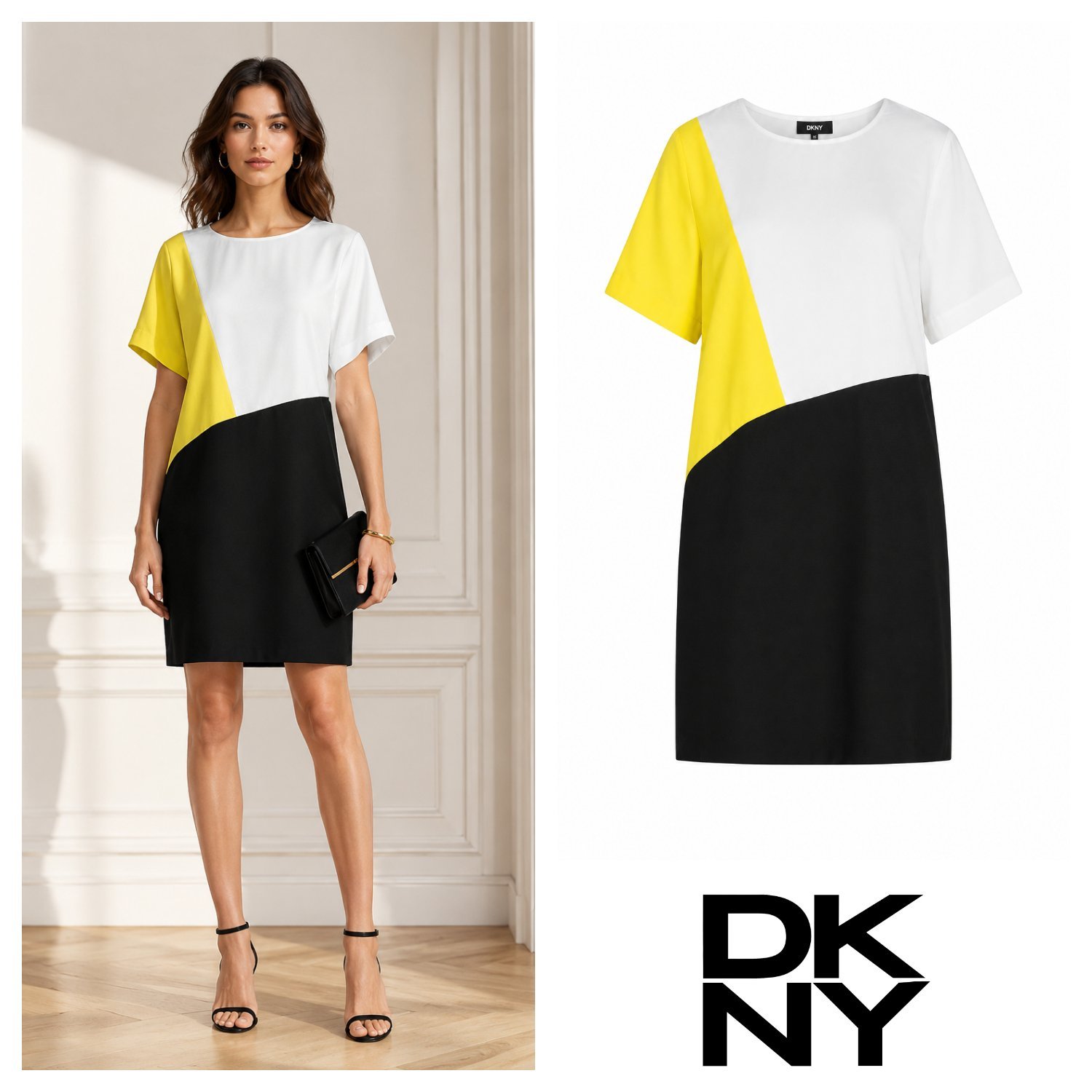Robe tunique block color Dkny 
