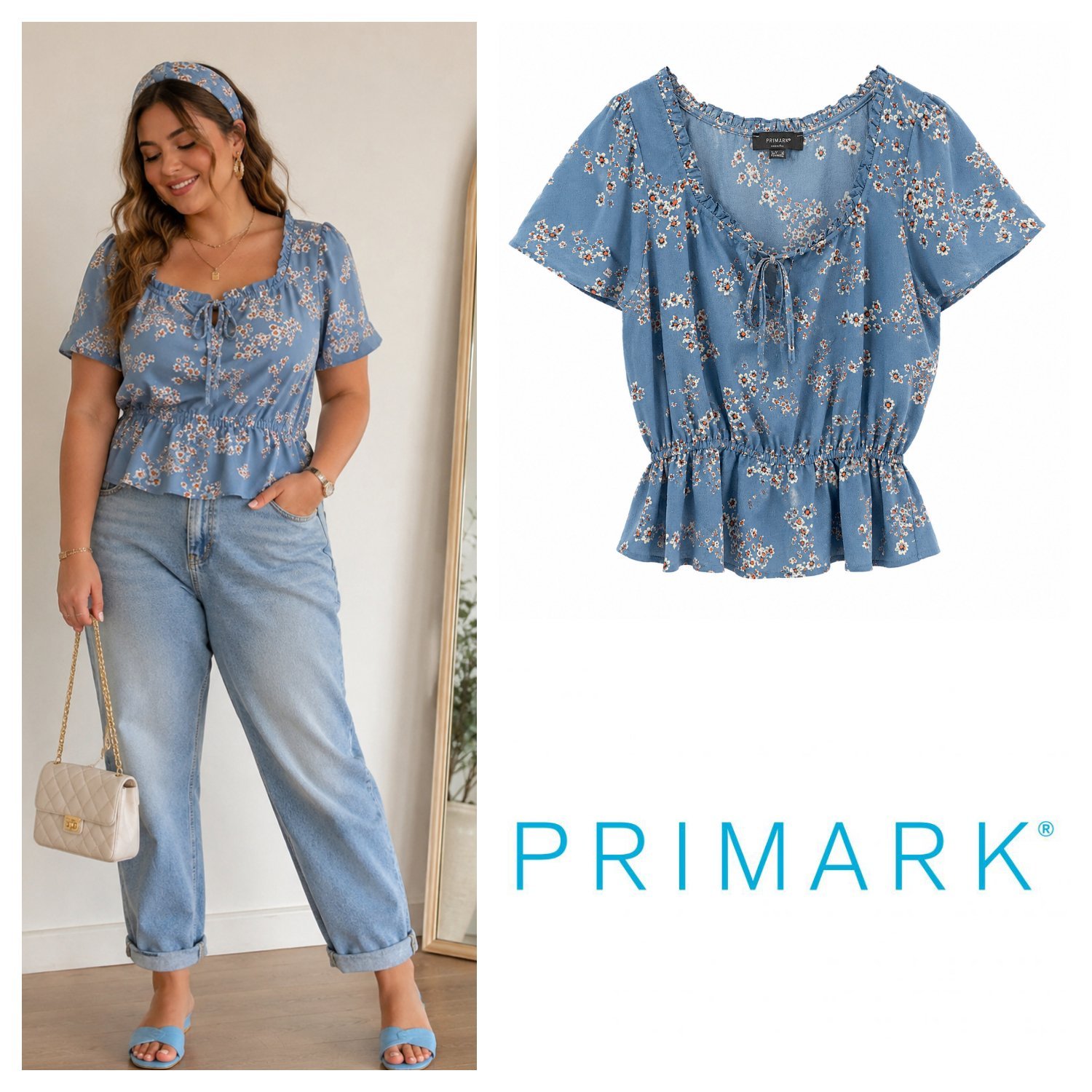Chemisier à volants Primark 