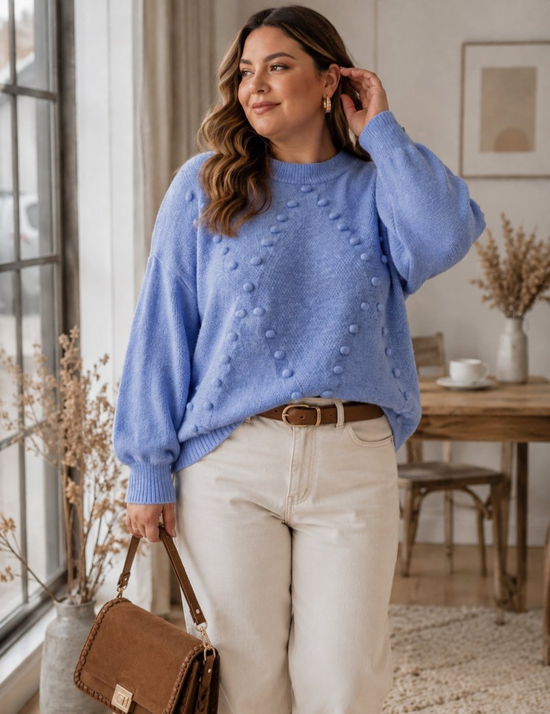 Pull F&F à pompon 