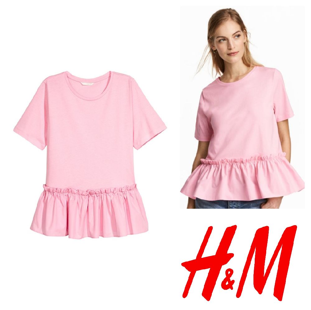 T-shirt péplum h&m