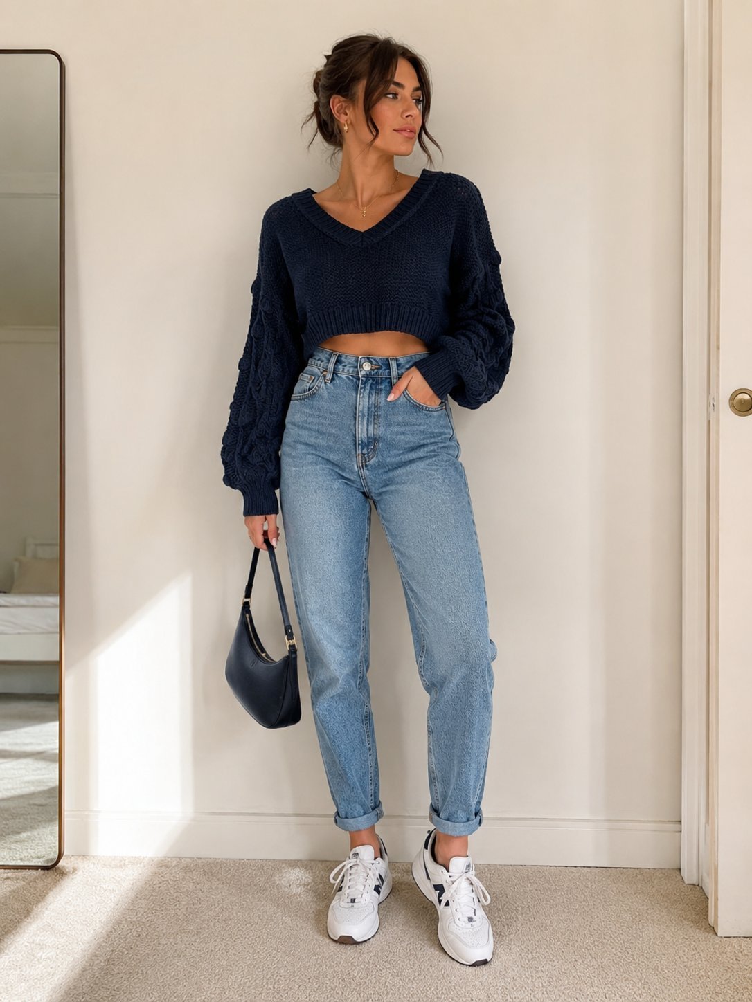 Crop top Shein en maille 