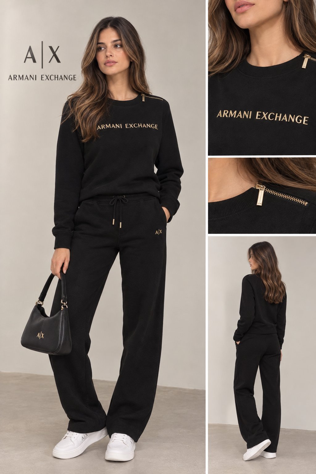 Haut Armani exchange à logo