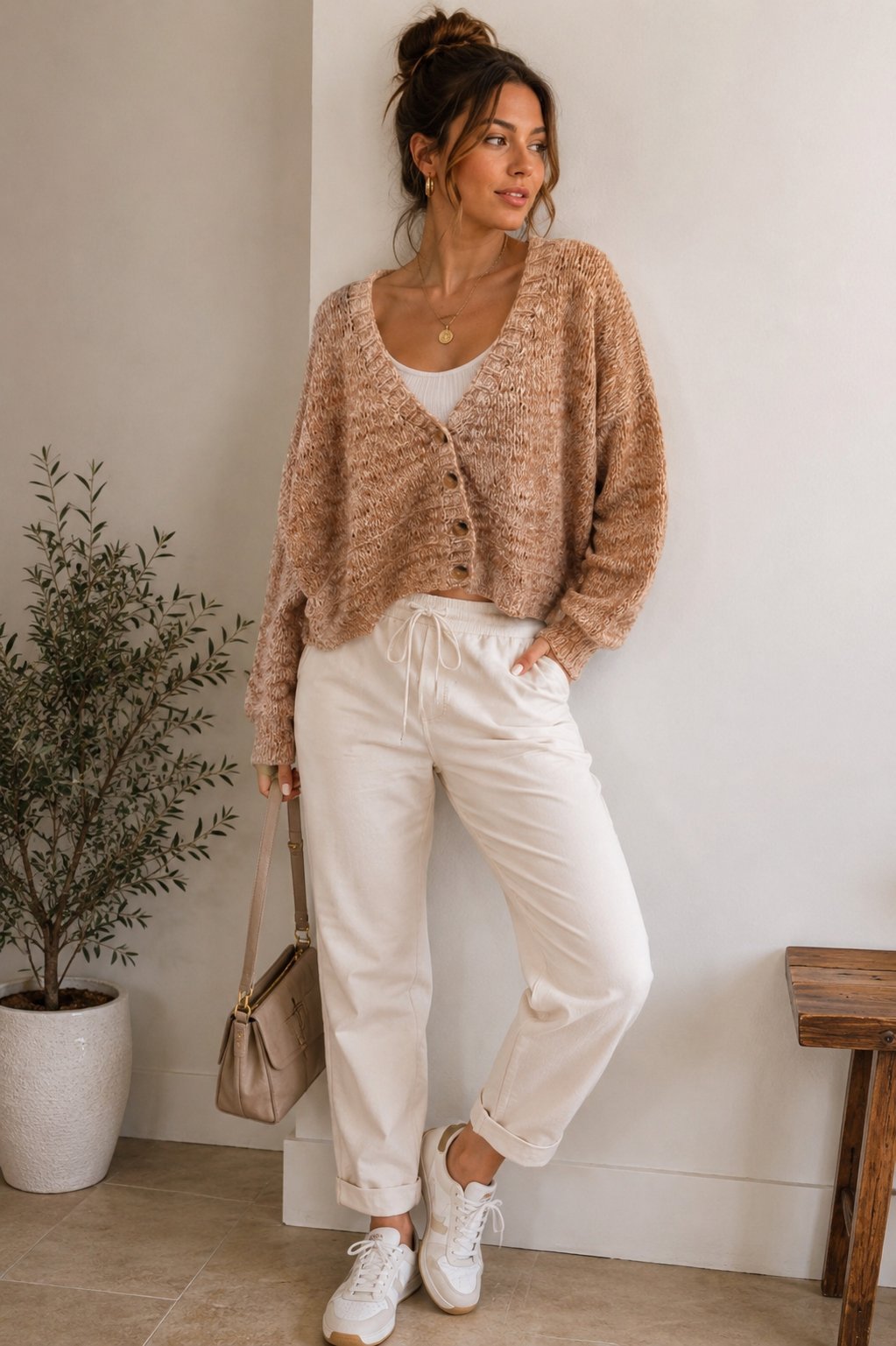 Cardigan oversize en maille Shein 