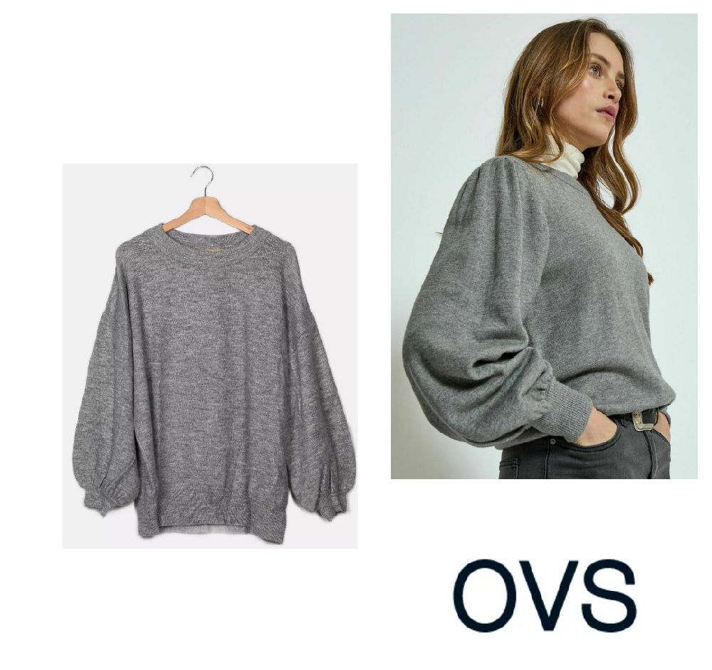 Pull oversize à manches ballon OVS