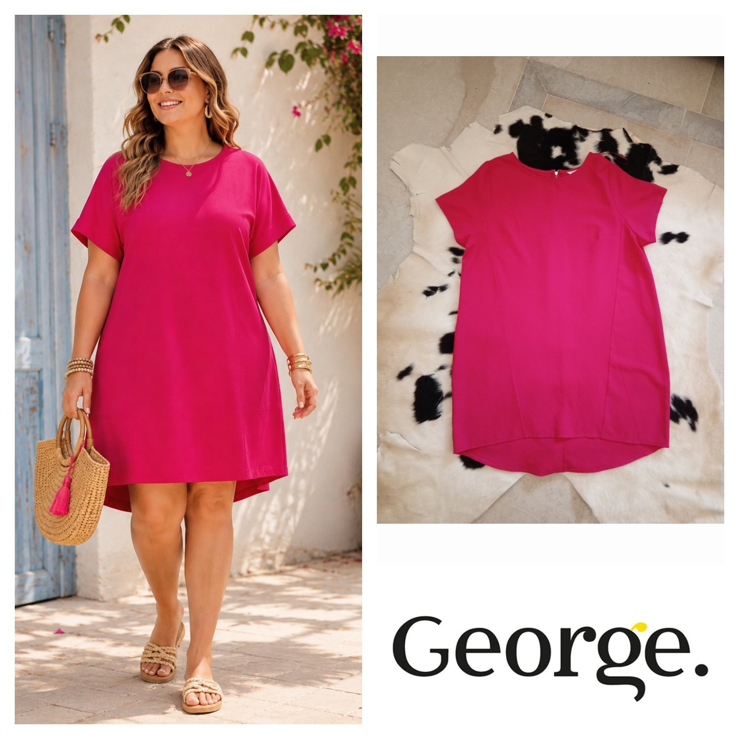 Robe fushia George
