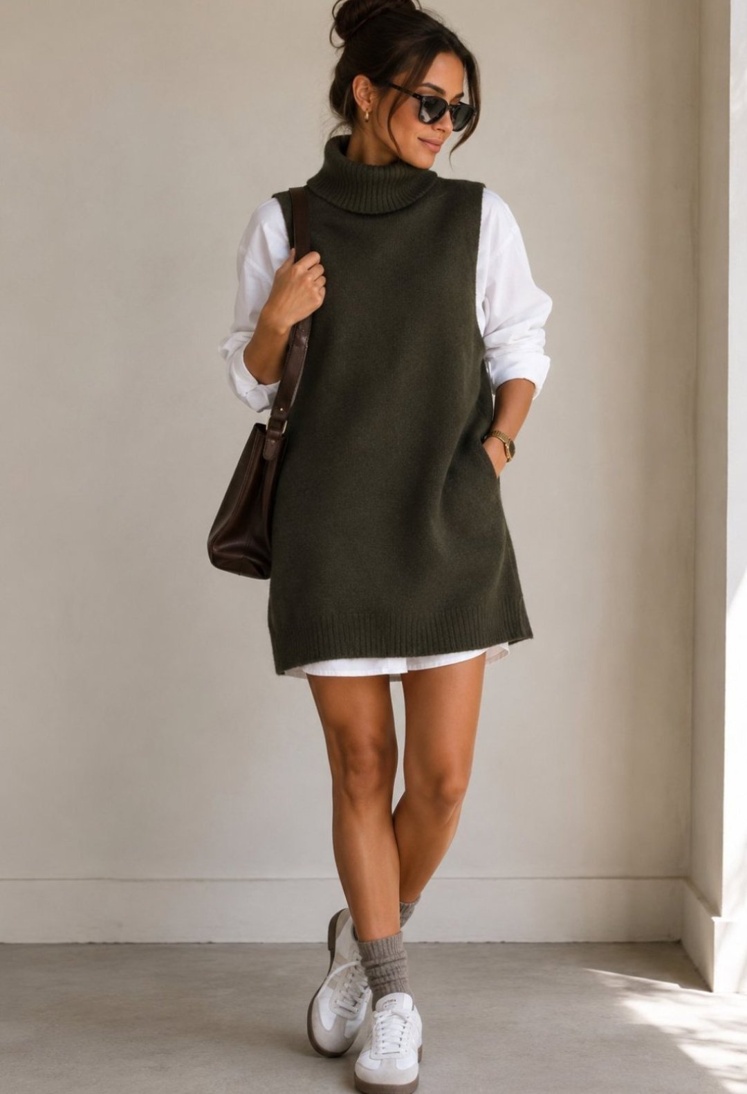 Long débardeur en mohair Cynthia Rowley