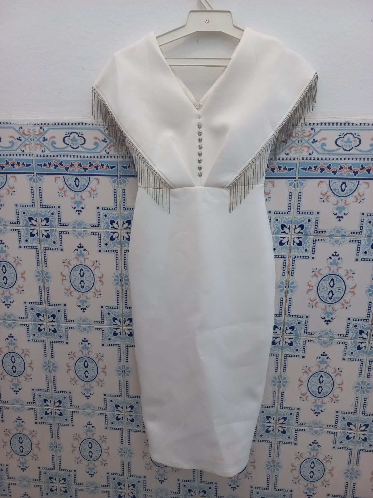 Robe blanche pour fiançailles 