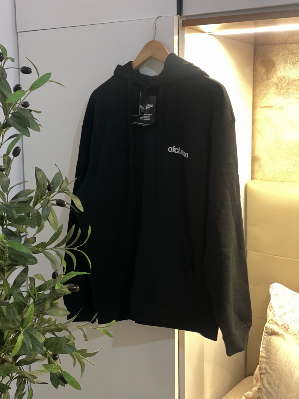Capuche Homme BoohooMAN – Taille S – Neuf avec étiquette 🏷️