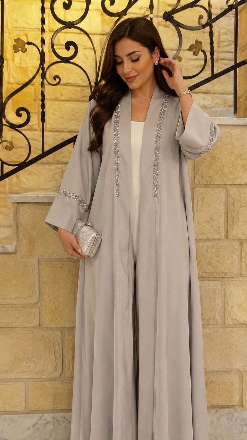 Abaya satiné