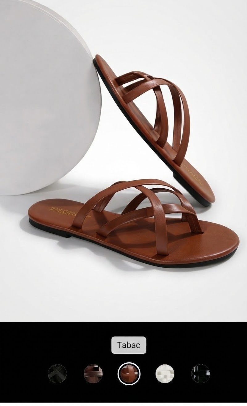 Mules marron 