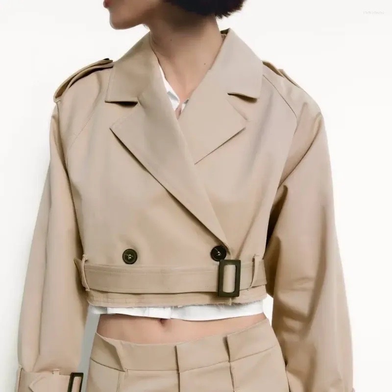 Cropped trench coat Zara