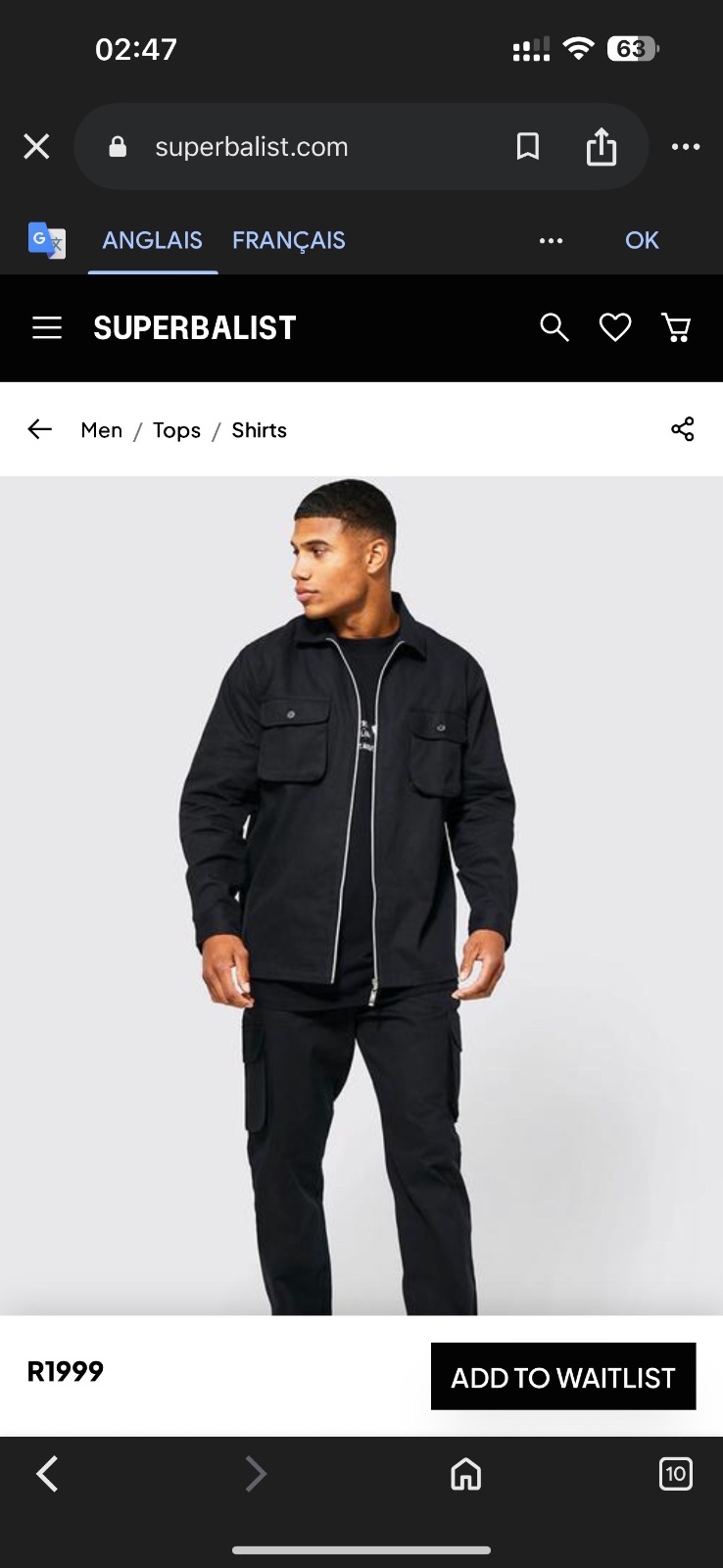 Surchemise boohooman