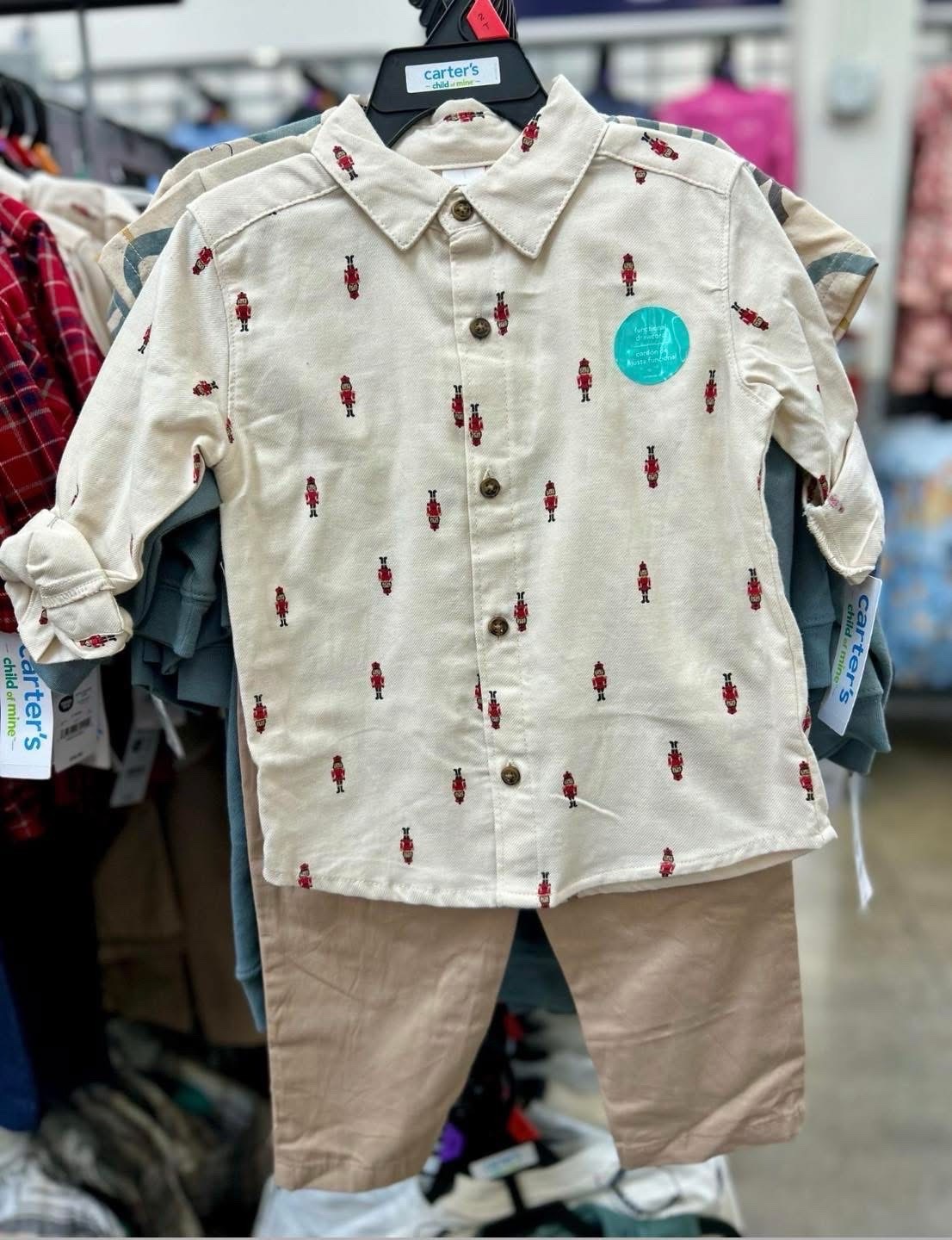 Set Carter's chemise + pantalon garçon taille 3ans