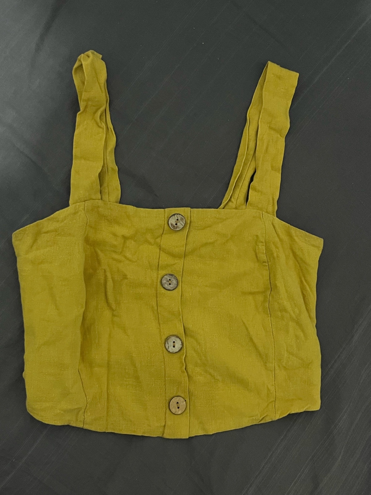 Top jaune 