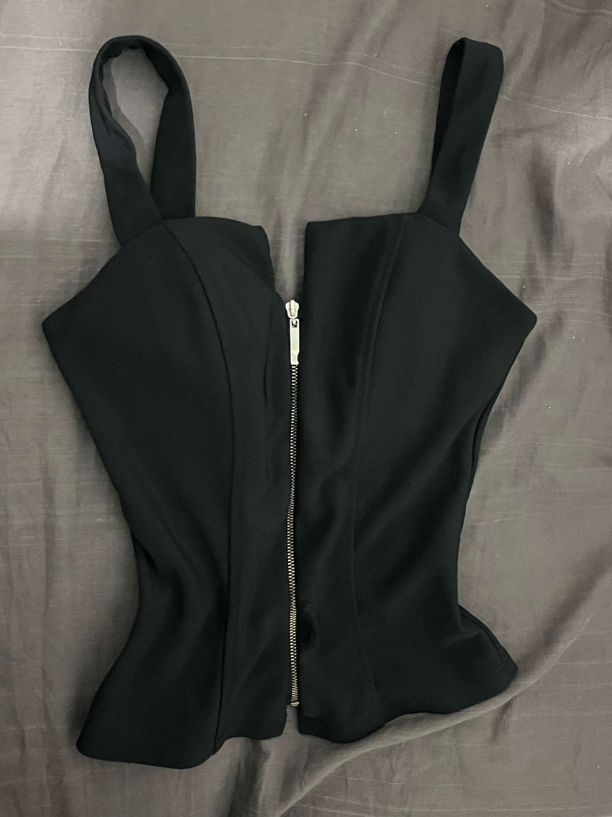 Top corset noir