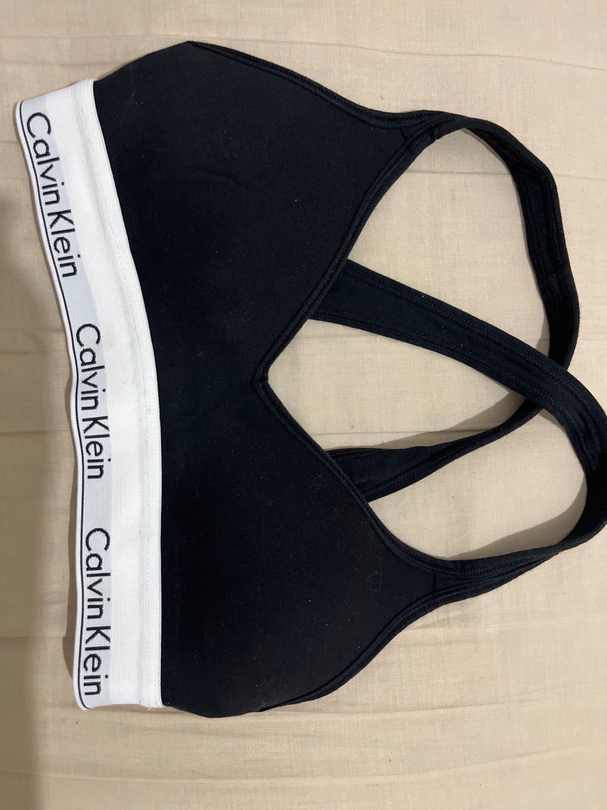 Top sport calvin klein noir