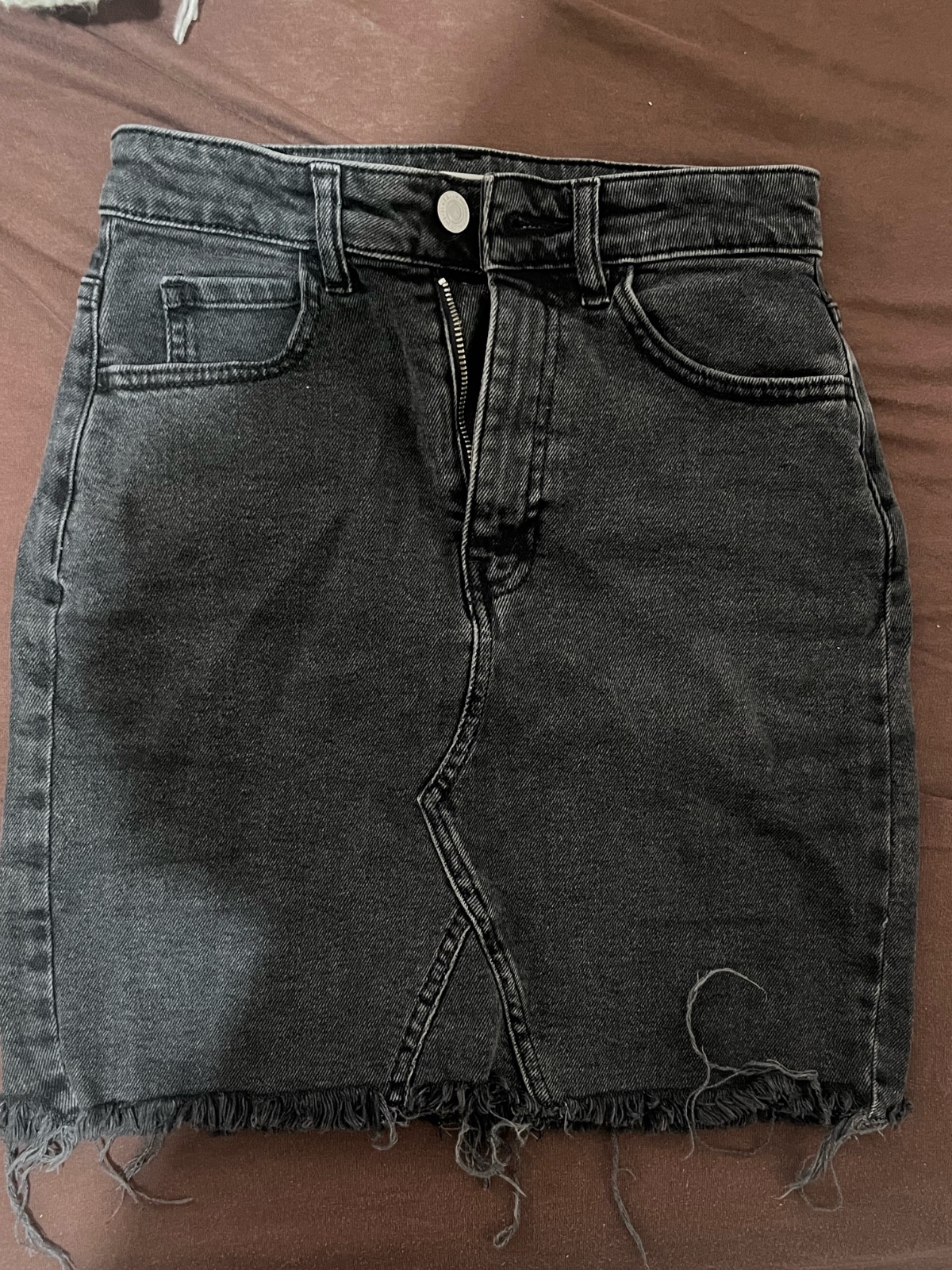 Jupe jean noir