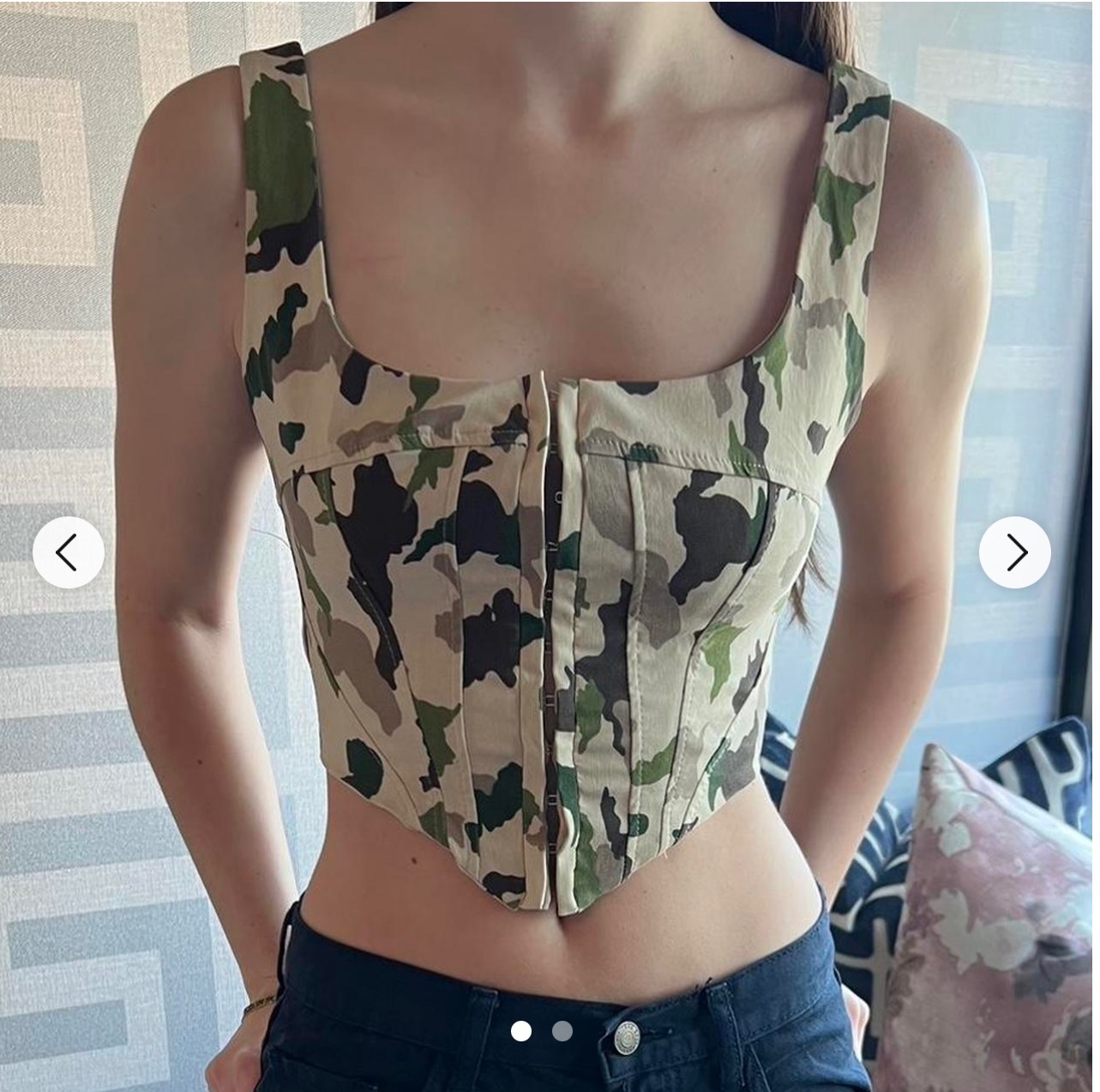 Top corset bershka