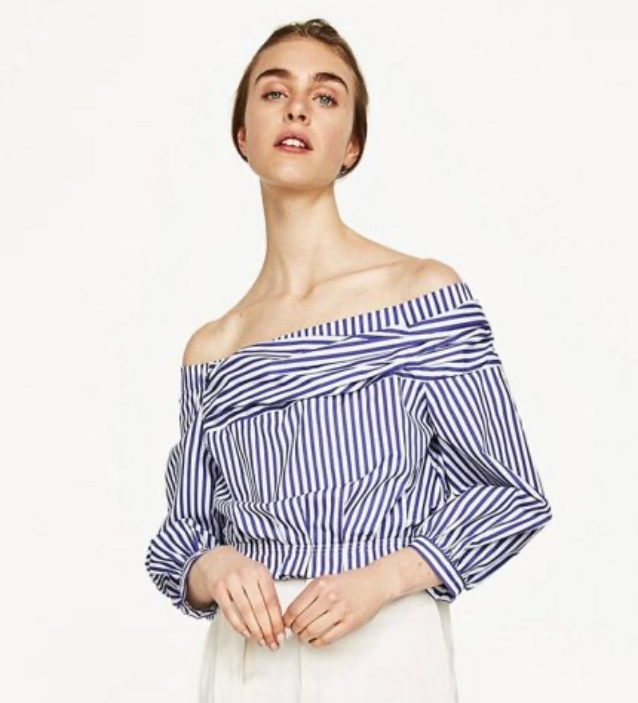 Chemise rayée zara