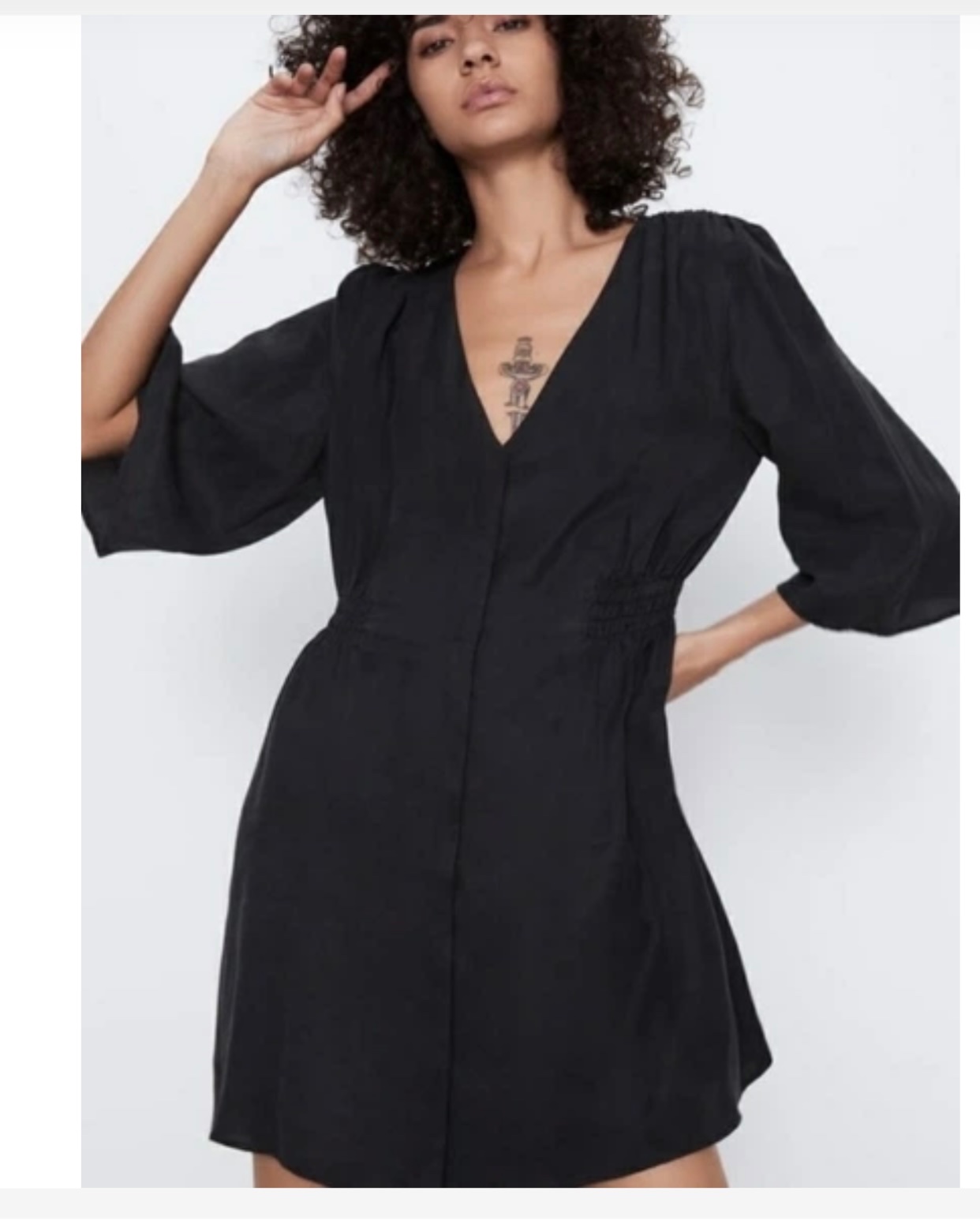 Robe zara noir