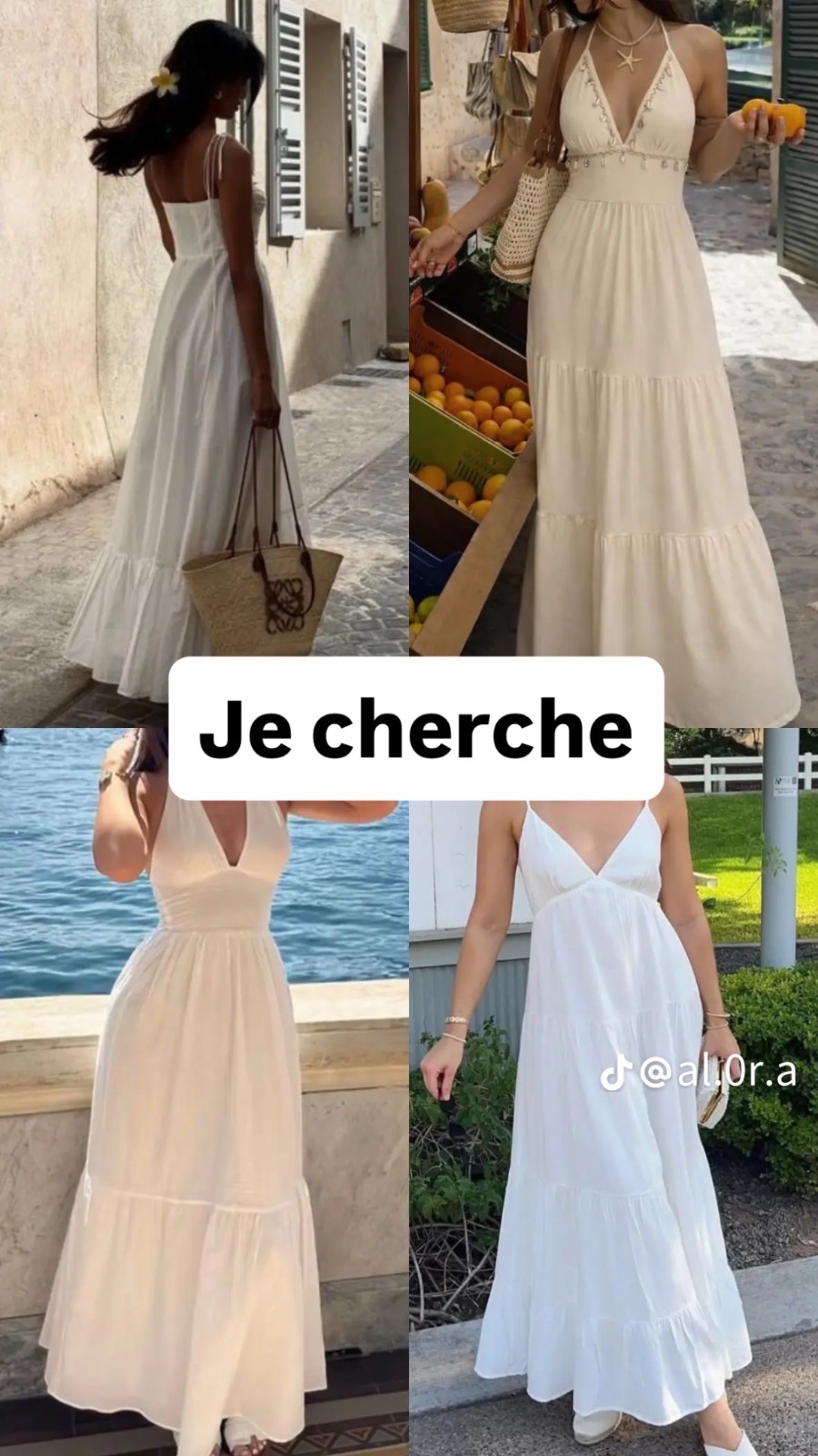 Robe blanche twila sayefi
