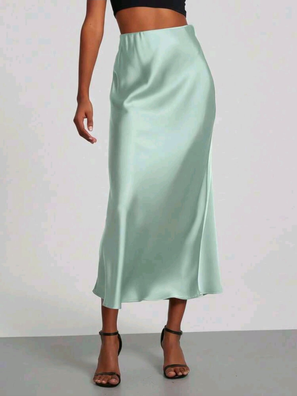 Jupe mi long shein