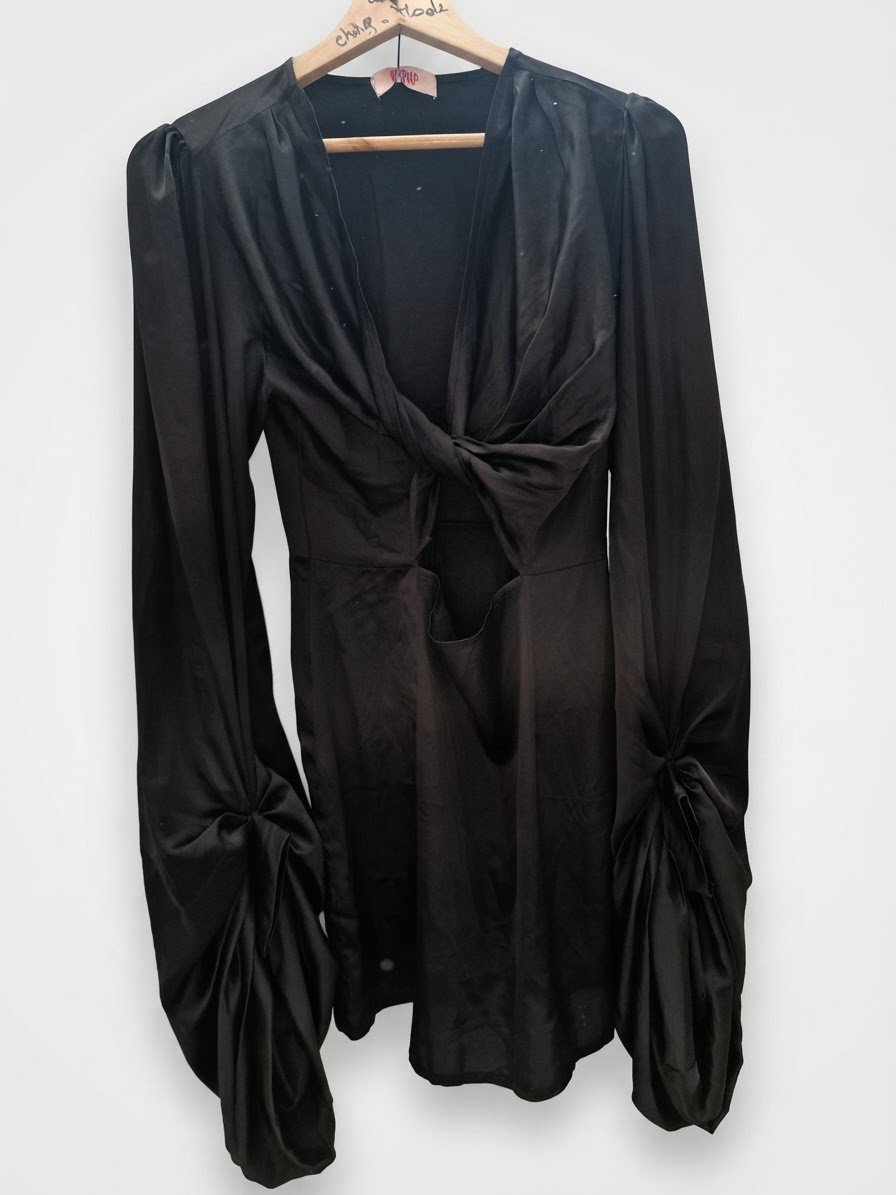 Robe satin  mini