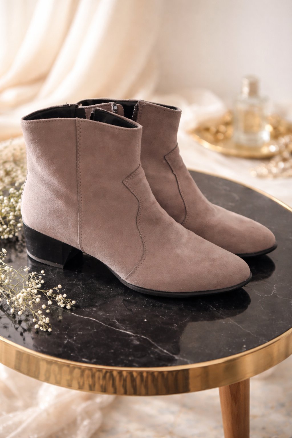 Bottines gris daim Lc Waikiki 